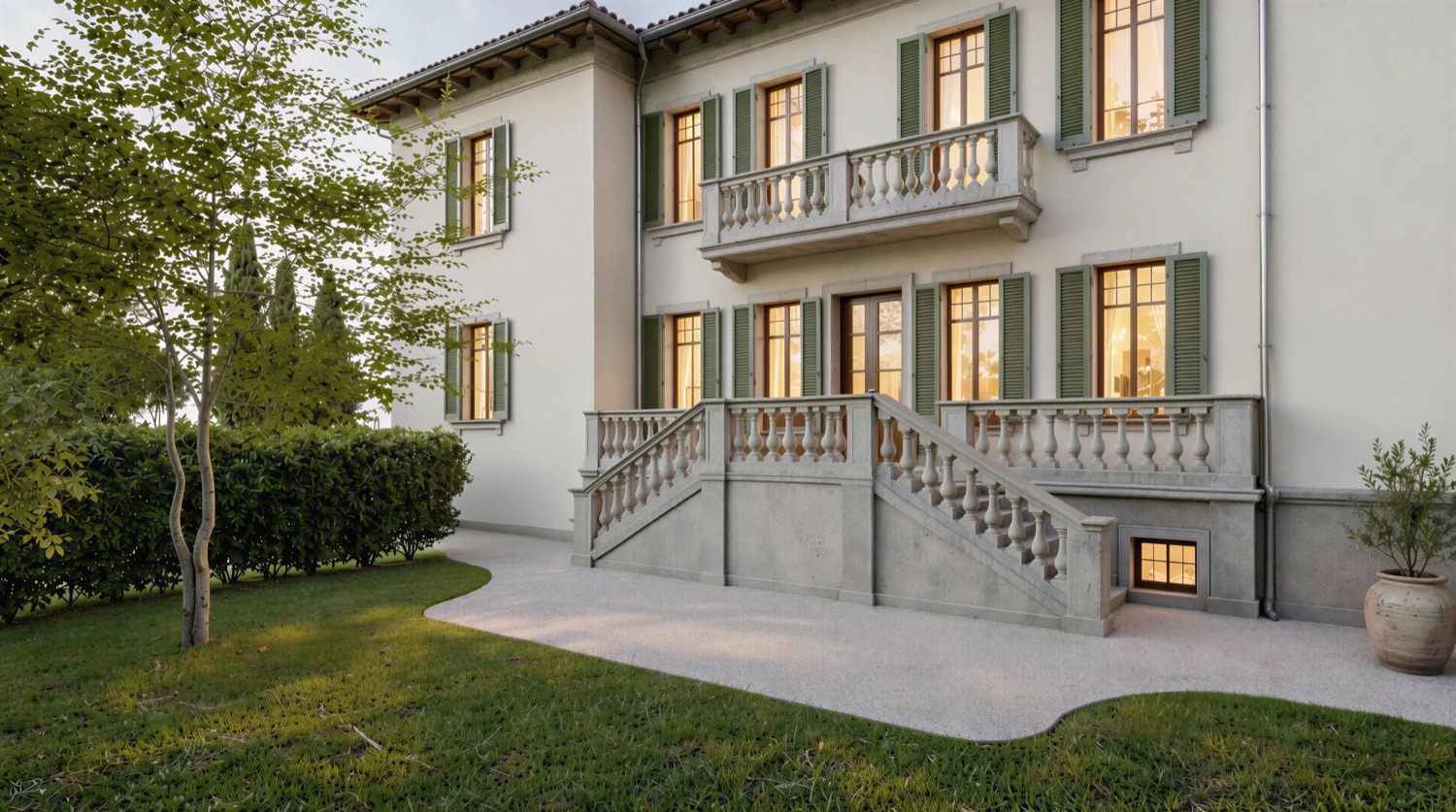 Residenza Magnolia: veduta esterna affacciata sul giardino