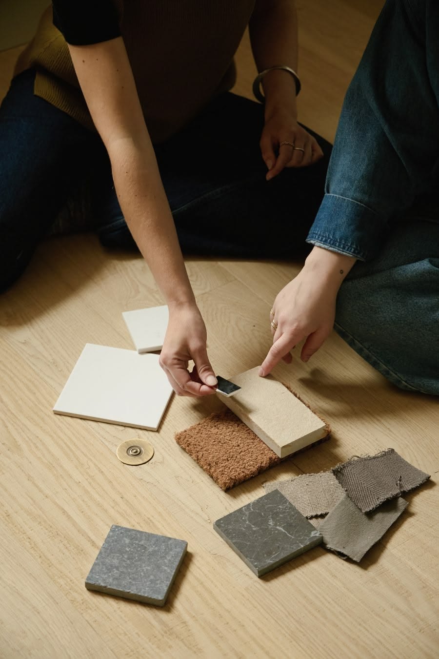 Selezione di materiali e finiture su misura