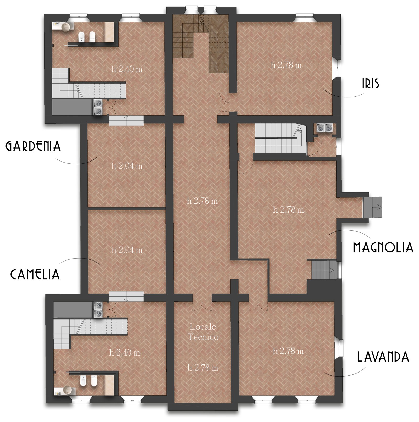 Cantina — nomi delle residenze